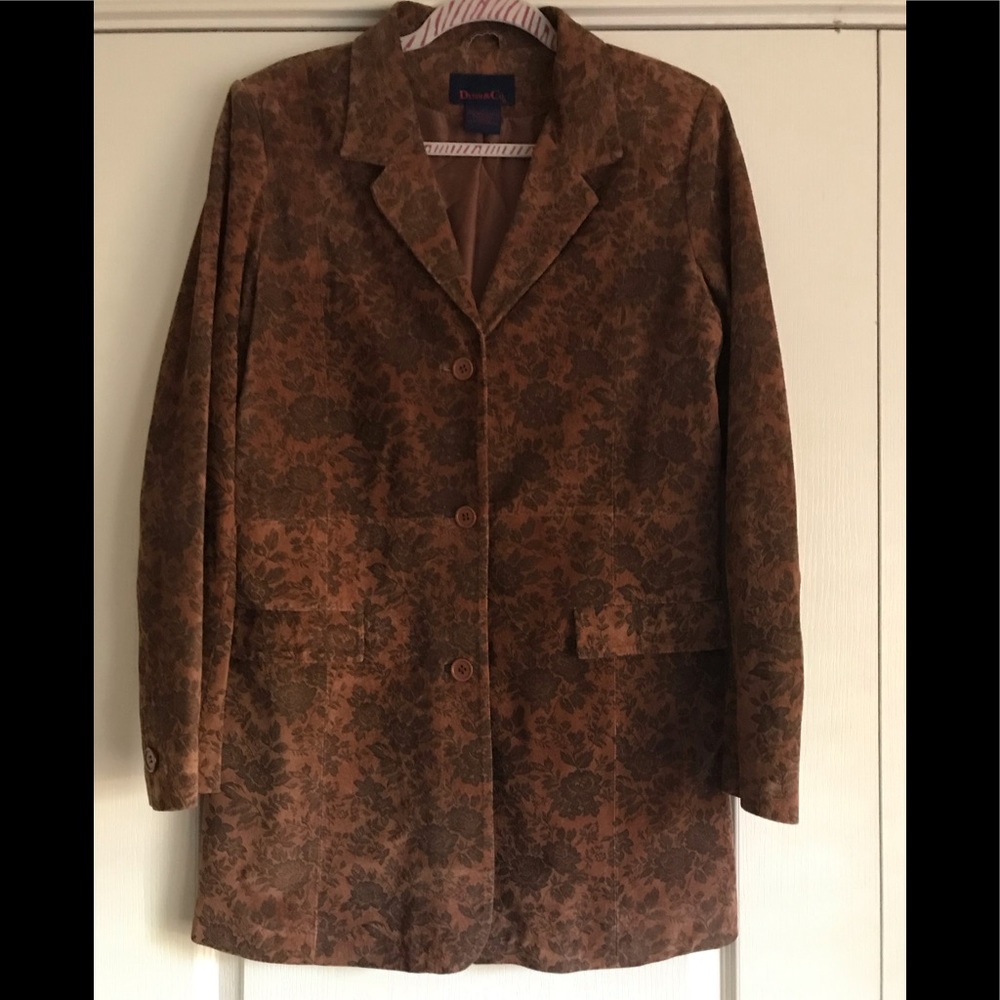 Denim & Co Leather Blazer